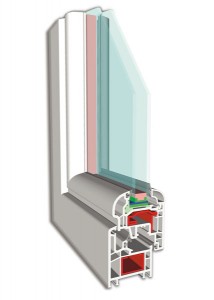 Sezione infisso con certificazione energetica in Classe B