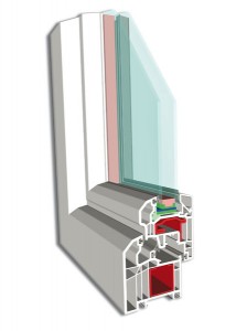 Sezione infisso con certificazione energetica in Classe B